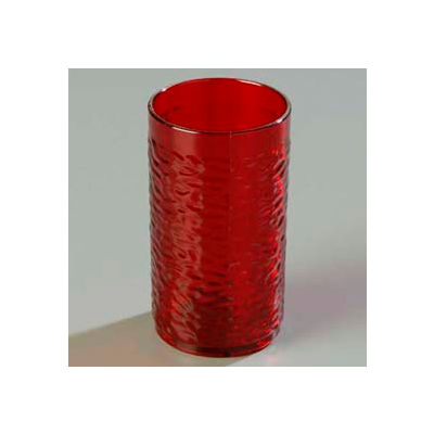 Carlisle 551710 - Pebble Optic™ Tumbler 16 Oz., Ruby - Pkg Qty 24