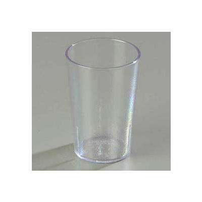 Carlisle 5526-207 - Stackable™ SAN Tumbler 8 Oz., Clear, 24 Ea., Pebbled - Pkg Qty 24