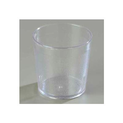 Carlisle 5529-207 - Stackable™ Old Fashion SAN Tumbler 9 Oz., Clear, 24 Ea. Pebbled - Pkg Qty 24