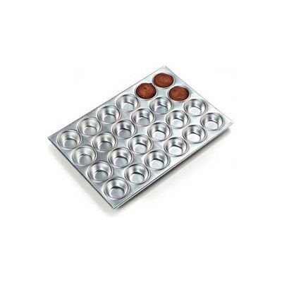 Carlisle 602424 - Muffin Pan 3 Oz., Aluminum, 24 Cup - Pkg Qty 12