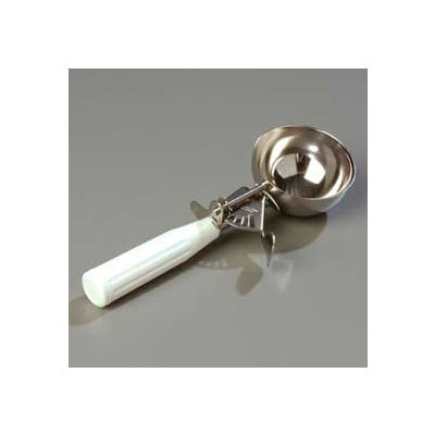 Carlisle 60300-6 - Disher W/ White Handle 4-2/3 Oz - Pkg Qty 12