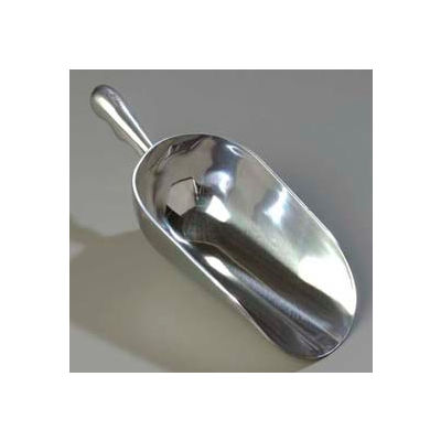 Carlisle 606040 - Solid Cast Aluminum Scoop 38 Oz, Aluminum - Pkg Qty 12