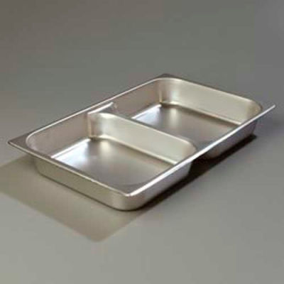 Carlisle 607002D - DuraPan™ Full-Size Divided Pan 2-1/2", 6 Ea