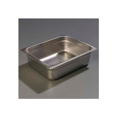 Carlisle 607124 - Durapan™ Light Gauge One-Half Size Pan 10-3/8" x 12-3/4" x 4" Deep - Pkg Qty 6
