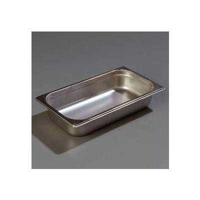Carlisle 607132 - Durapan™ Light Gauge One-Third Size Pan 6-7/8" x 12-3/4" x 2.5" Deep - Pkg Qty 6