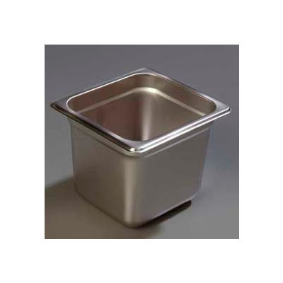 Carlisle 607166 - Durapan™ Light Gauge 1/6 Size Pan 6-7/8" x 6-1/4" x 6" Deep - Pkg Qty 6