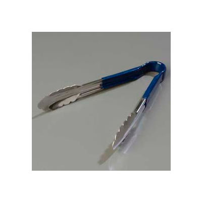 Carlisle 60756014 - Spectrum® Utility Tong 9.5", Blue - Pkg Qty 12