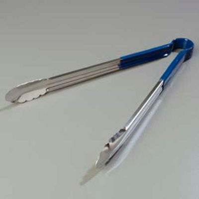 Carlisle 60756614 - Spectrum® Tongs, 16", Blue, Stainless Steel - Pkg Qty 12