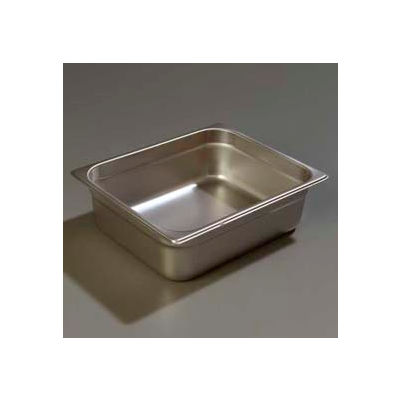 Carlisle 608124 - Durapan™ Heavy Gauge One-Half Size Pan 10-3/8" x 12-3/4", 4" Deep - Pkg Qty 6