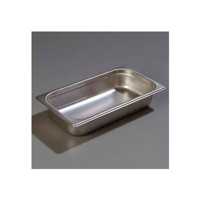 Carlisle 608132 - Durapan™ Heavy Gauge One-Third Size Pan 6-7/8" x 12-3/4" x 2-1/2" Deep - Pkg Qty 6