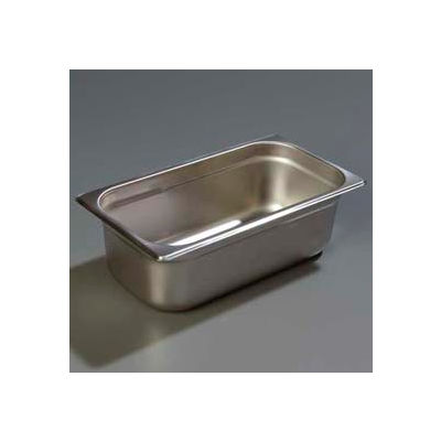 Carlisle 608134 - Durapan™ Heavy Gauge One-Third Size Pan 6-7/8" x 12-3/4" x 4" Deep - Pkg Qty 6