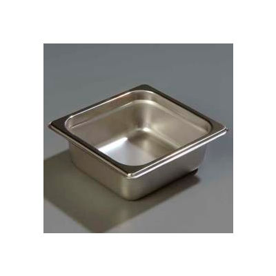 Carlisle 608162 - Durapan™ Heavy Gauge 1/6 Size Pan 6-7/8" x 6-1/4", 2-1/2" Deep - Pkg Qty 6