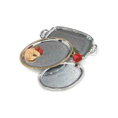 Carlisle 608904 - Celebration™ Oval Tray W/ Ornate Border 17-7/16" x 12-7/8" - Pkg Qty 12