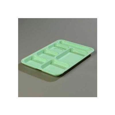 Carlisle 614R09 - Right-Hand Compartment Tray, Green - Pkg Qty 24