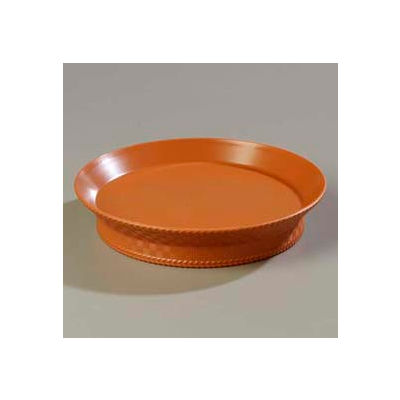 Carlisle 652731 - Weavewear™ Round Platter 8-17/32", 8-17/32", 2", Light Brown - Pkg Qty 12