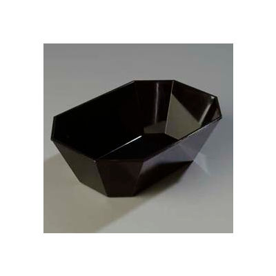 Carlisle 671303 - Crock, 5 Lb., Octagonal, Black - Pkg Qty 6