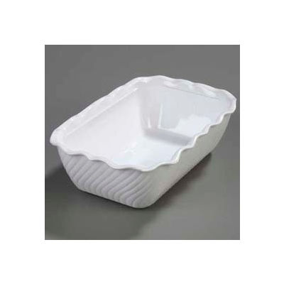 Carlisle 696302 - Tulip Deli™ 5 Lb. Crock 10-3/8" x 6-3/4", White - Pkg Qty 6