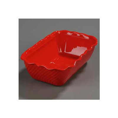 Carlisle 696305 - Tulip Deli™ 5 Lb. Crock 10-3/8" x 6-3/4", Red - Pkg Qty 6