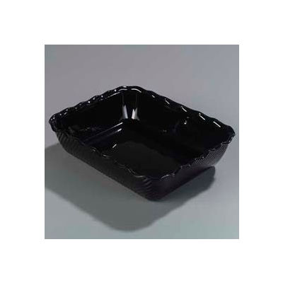 Carlisle 696603 - Tulip Deli™ 10 Lb. Crock 13-1/16" x 10-3/8", Black - Pkg Qty 6