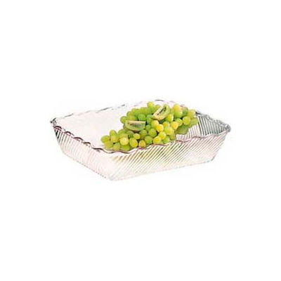Carlisle 696605 - Tulip Deli™ 10 Lb. Crock 13-1/16" x 10-3/8", Red - Pkg Qty 6