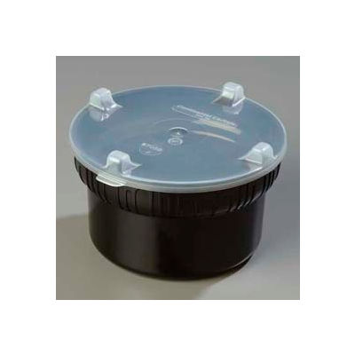 Carlisle 703903 - Gourmet Crocks W/Lid, Black - Pkg Qty 6