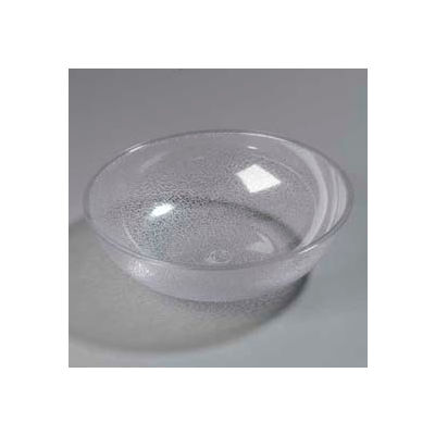 Carlisle 721207 - Round Pebbled Bowl 5.5 Qt., Clear - Pkg Qty 12