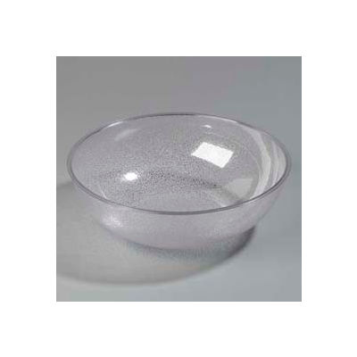 Carlisle 721507 - Round Pebbled Bowl 11 Qt., Clear - Pkg Qty 4