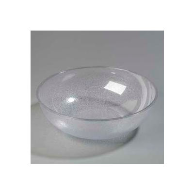Carlisle 721807 - Round Pebbled Bowl 18 Qt., Clear - Pkg Qty 4