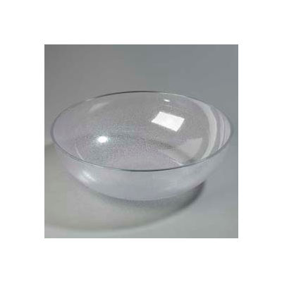 Carlisle 722307 - Round Pebbled Bowl 33 Qt., Clear - Pkg Qty 4