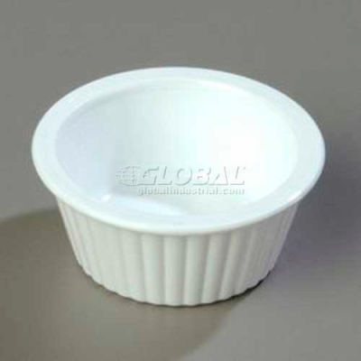 Carlisle 84302 - Fluted Ramekin, 1 Oz., White