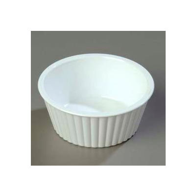 Carlisle 084502 - Fluted Ramekin 4.5 Oz., White - Pkg Qty 48