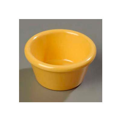 Carlisle 085222 - Smooth Ramekin 2 Oz., Honey Yellow - Pkg Qty 72