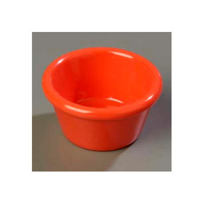 Carlisle 085252 - Smooth Ramekin 2 Oz., Sunset Orange - Pkg Qty 72