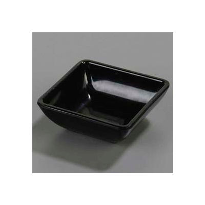 Carlisle 086003 - Square Ramekin 2 Oz., 1-1/2" x 1-3/16", Black - Pkg Qty 48