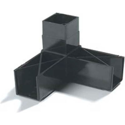 Carlisle 900331 - Sneeze Guard Assembly Blocks, 1-1/4" 90° 3 Prong, Gray