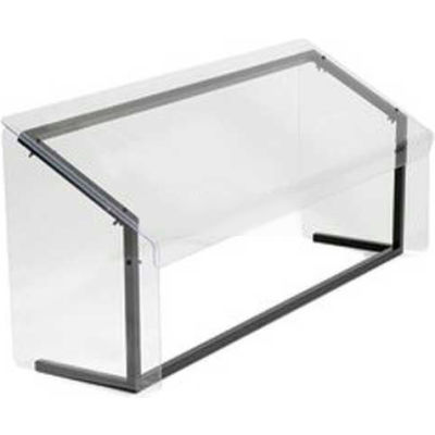 Carlisle 916003 - Sneeze Guard Standard, Single-Sided, 60", Black