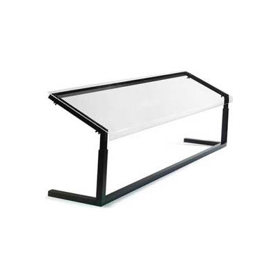 Carlisle 927203 - Sneeze Guard, 73-1/4" Adjustable, Single-Sided, Black