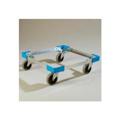 Carlisle C2220A14 - OptiClean Open Aluminum Dolly, No Handle 20-3/4", 20-3/4", 6-5/8", Carlisle Blue