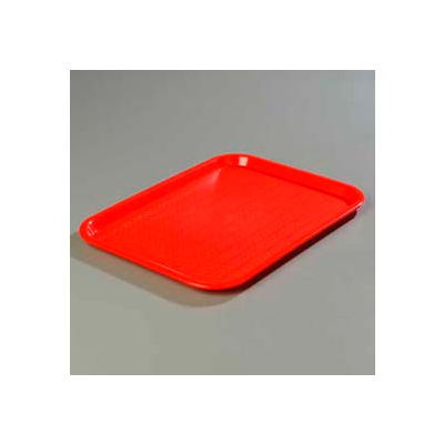 Carlisle CT141805 - Cafe® Standard Tray 14" x 18", Red - Pkg Qty 12