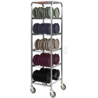 Dinex DX1173X50 - Holds 50 Domes or 100 Bases/Underliners, 19-1/2"L 20-1/4"D 73"H, Stainless Steel