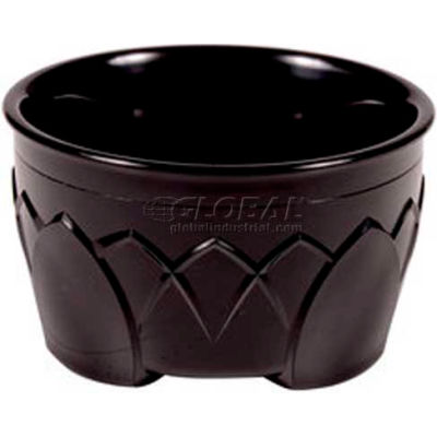 Dinex DX530003 - Fenwick Insulated Bowl, 9 Oz., 48/Cs, Onyx