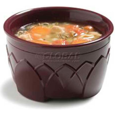 Dinex DX530061 - Fenwick Insulated Bowl, 9 Oz., 48/Cs, Cranberry