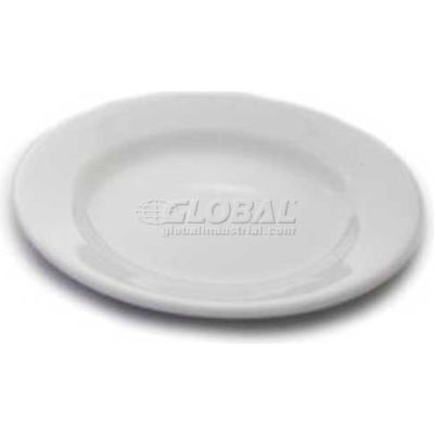 Dinex DX5ACBP02A - 5-1/2" China Bread Plate, 5-1/2", Bright White