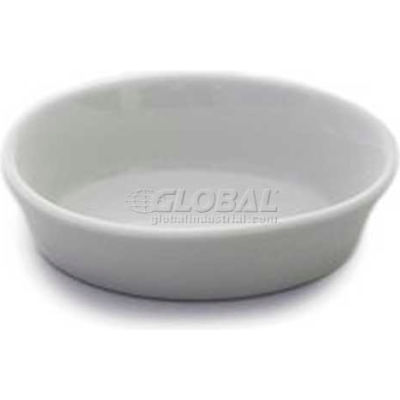 Dinex DX6CASS02A - 6 Oz. China Casserole 6 Oz., Bright White