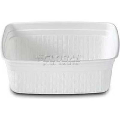 Dinex DXHH20 - Rect. Soup Bowl, 8 Oz., 1000/Cs, White