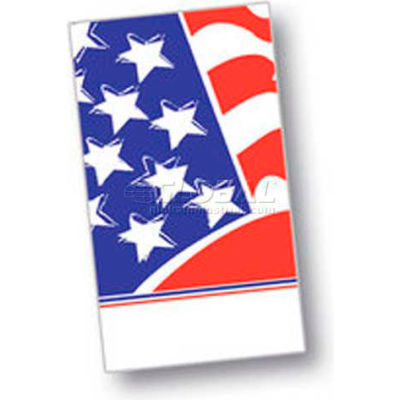 Dinex DXHR601DN01 - Stars & Stripes Design Dinner Napkins, 15" x 17", 1000/Cs