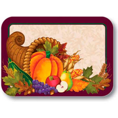 Dinex DXHS345I001 - Harvest Design Traycover W/Straight Edge Round Corner, 12-1/2" x 16-1/2", 100/Pk