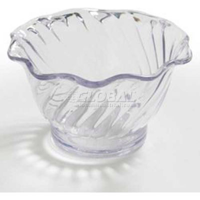 Dinex DXSWC503 - Tulip Cup- Swirl, 5 Oz., 96/Cs, Black