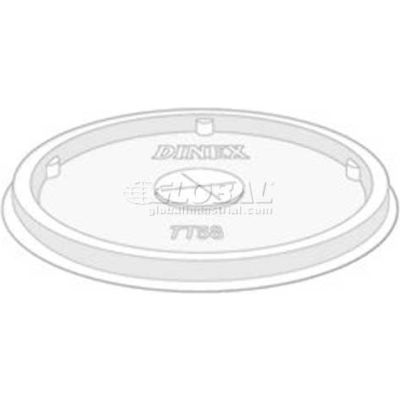 Dinex DXTT58 - Translucent Tumbler Lid W/Straw Slot 1000/Cs, Clear