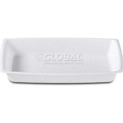 Dinex DXTT8 - Rect. Entree, One Compartment, 12 Oz. 1000/Cs, White